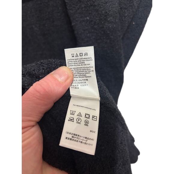 Barefoot Dreams CozyChic Lite Cliffside Wrap Open Front One Size black and gray - Picture 6 of 7